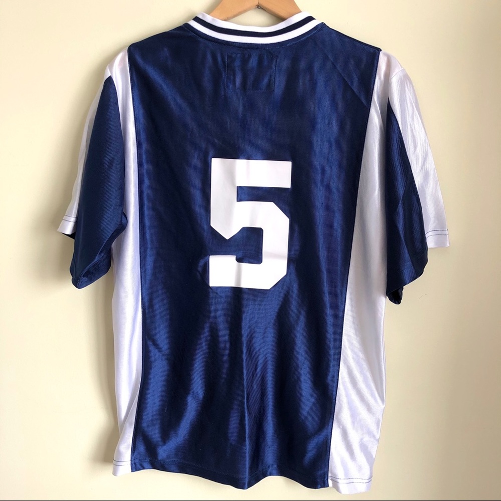 3/$30💚Admiral navy blue soccer jersey size small mens womens unisex